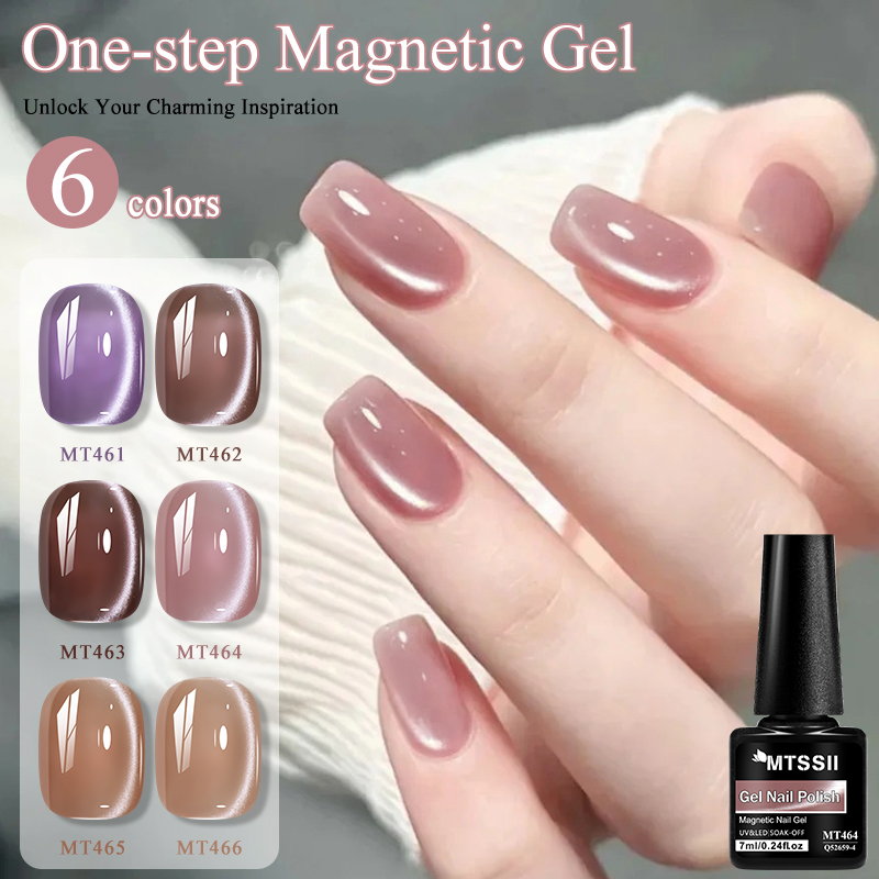 Nail Art One Stroke - 7ml Jednokrotna aplikacja Magnetyczny Lakier Hybrydowy