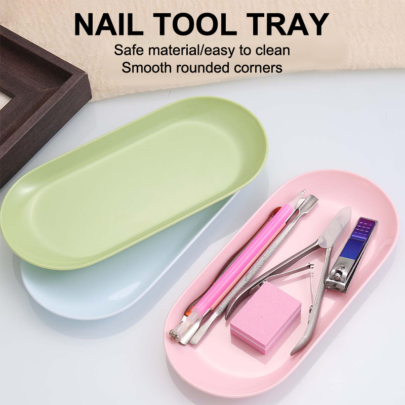 Nail Art Zone - Z. Plastikowa tacka do przechowywania kosmetyków,