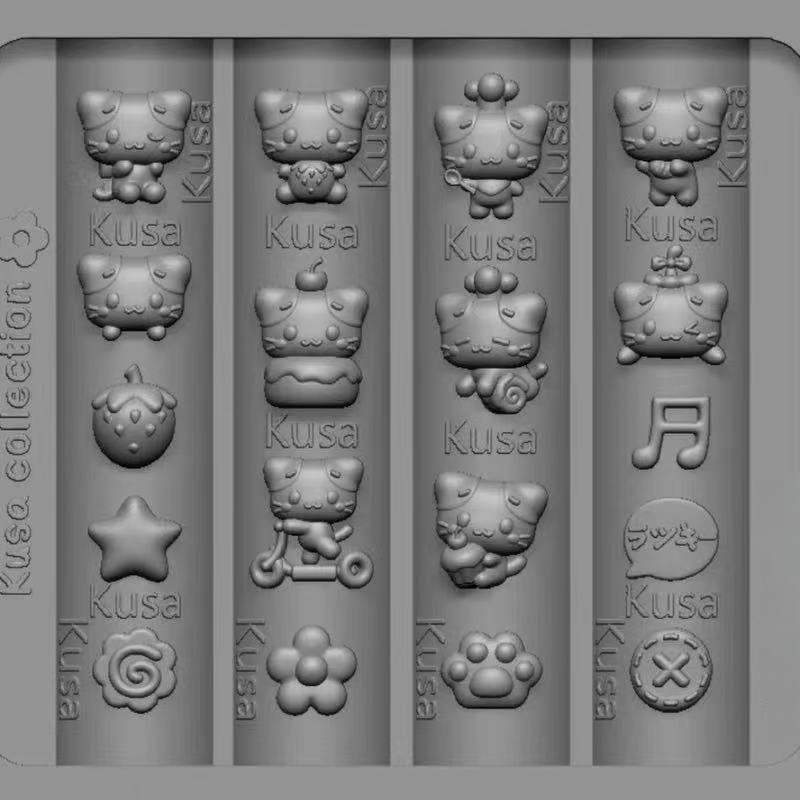 Nail Art Zone - Z. Formy silikonowe 3D do zdobienia