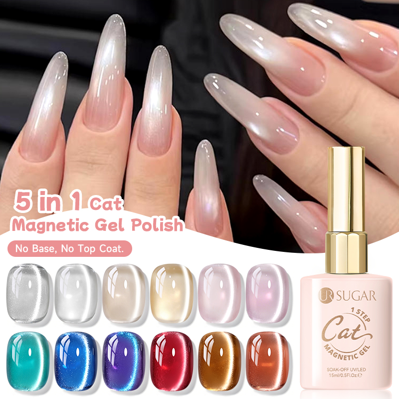 Nail Art One Stroke - UR SUGAR 15ml 1-Stopniowy Magnetyczny Lakier