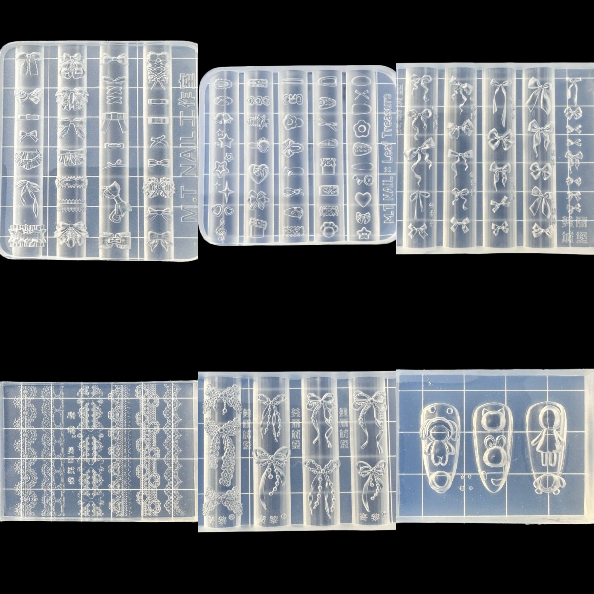 Nail Art Zone - Forma silikonowa 3D do paznokci z