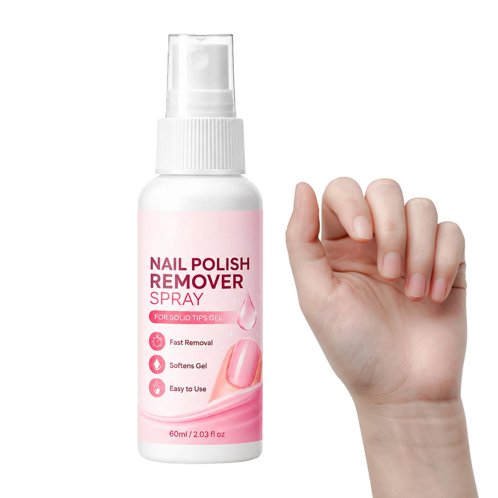 Nail Art Press On - 60ml Spray do usuwania paznokci do