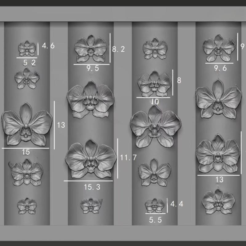 Nail Art Zone - Z. Forma silikonowa 3D do paznokci