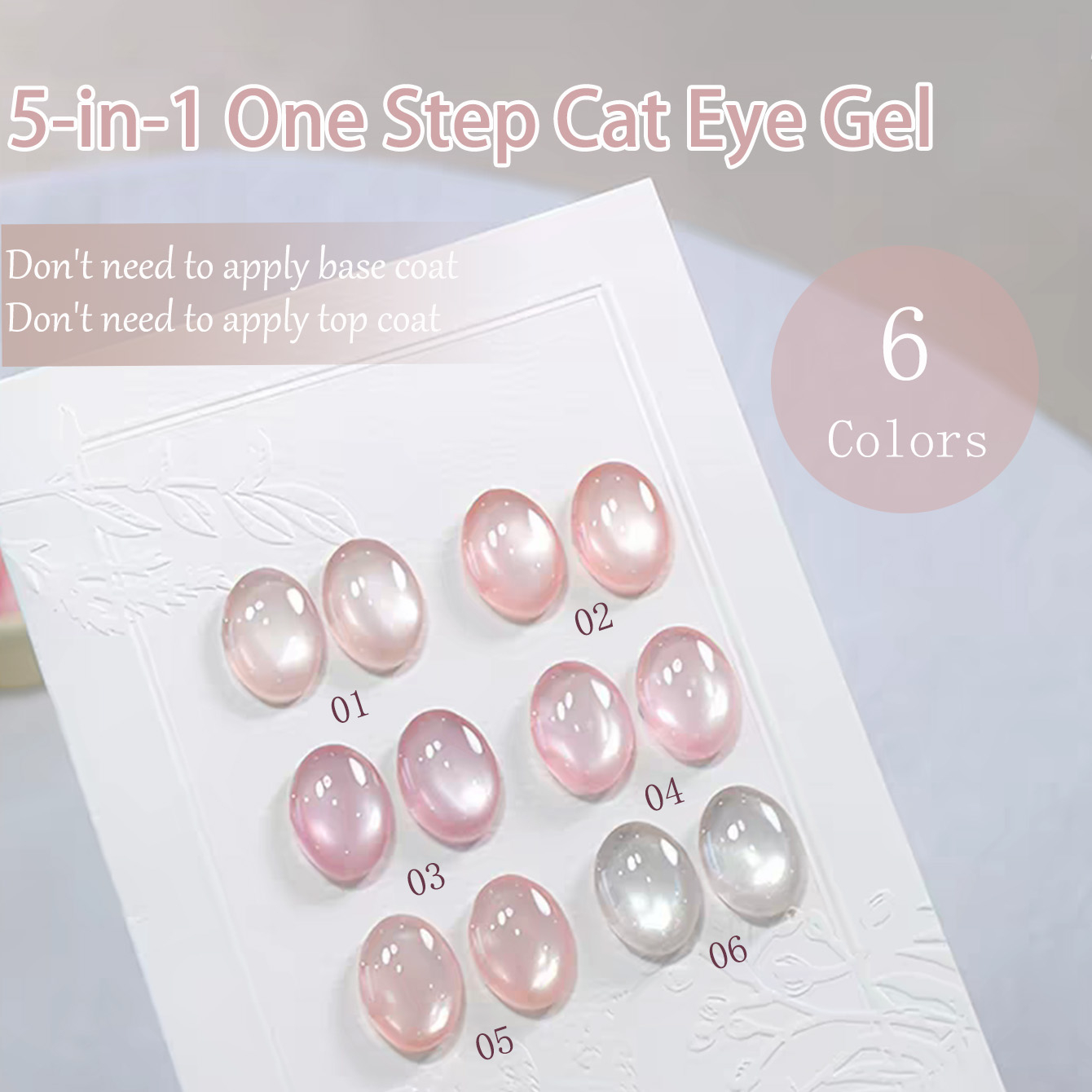 SHAKA 1-6 szt. Przezroczysty Ż – Nail Art One Stroke recenzja i cena