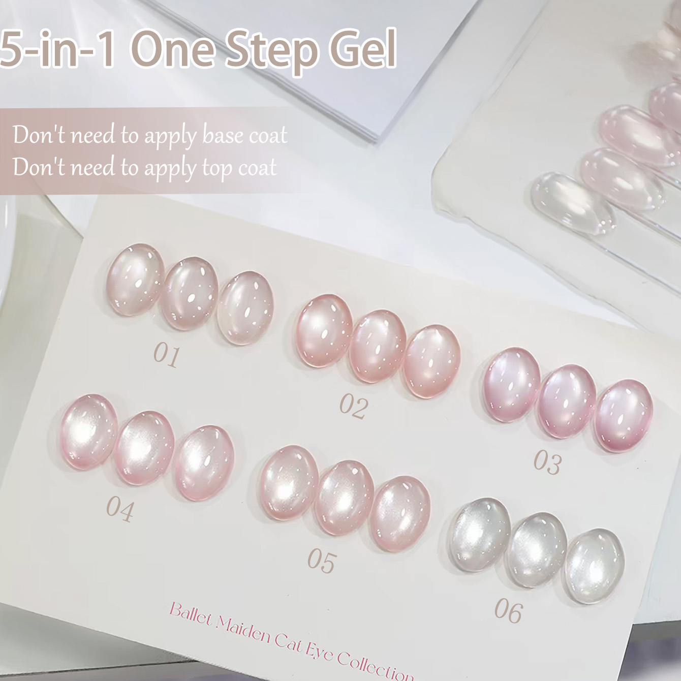 SHAKA 1-6 szt. Przezroczysty Ż – Nail Art One Stroke recenzja i cena