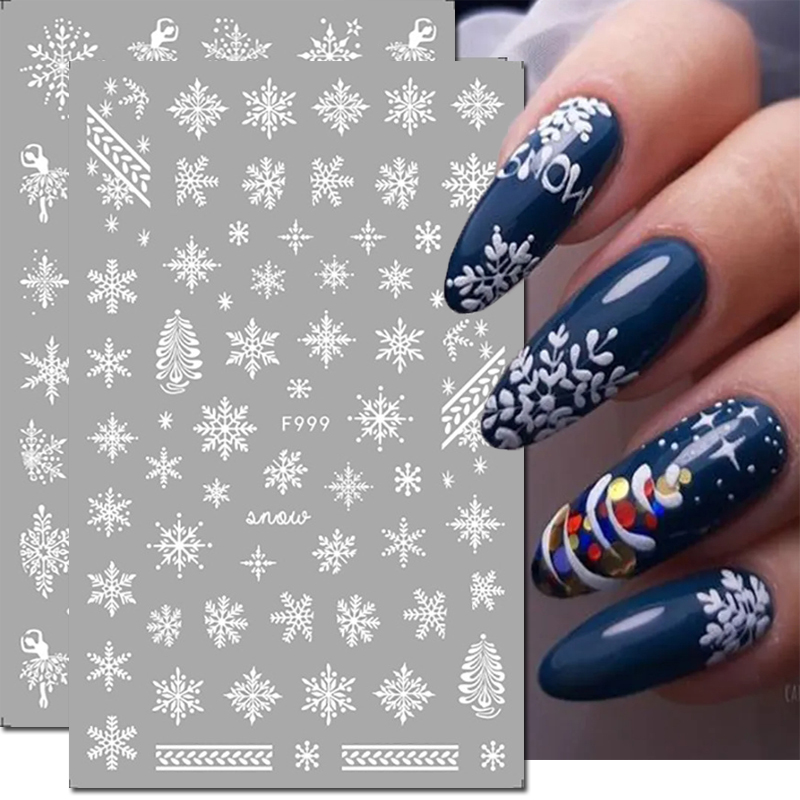 Naklejki 3D na paznokcie Świąt – Nail Art Xmas Tree recenzja i cena