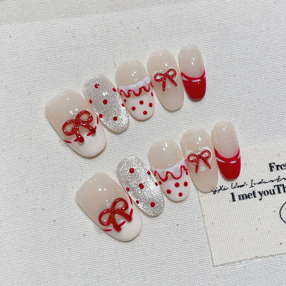 10 szt. Krótkie Owalne Ręcznie – Nail Art Oval recenzja i cena