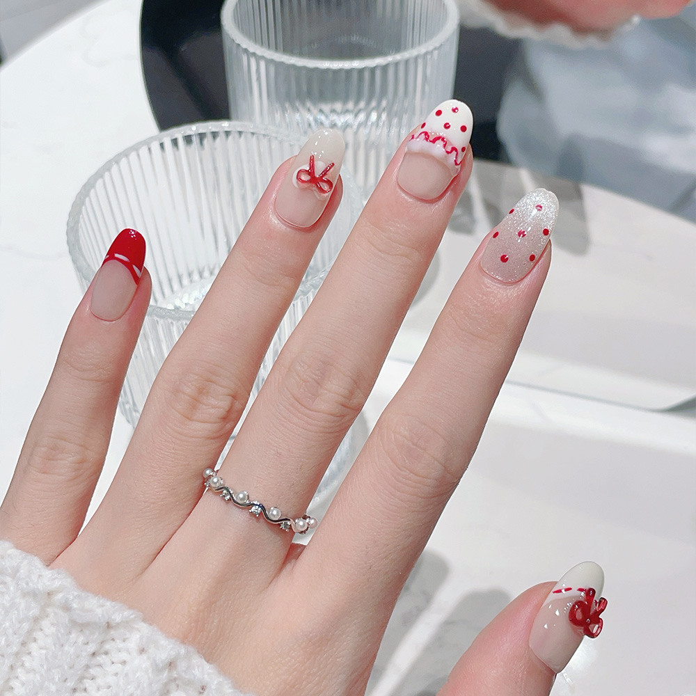 10 szt. Krótkie Owalne Ręcznie – Nail Art Oval recenzja i cena
