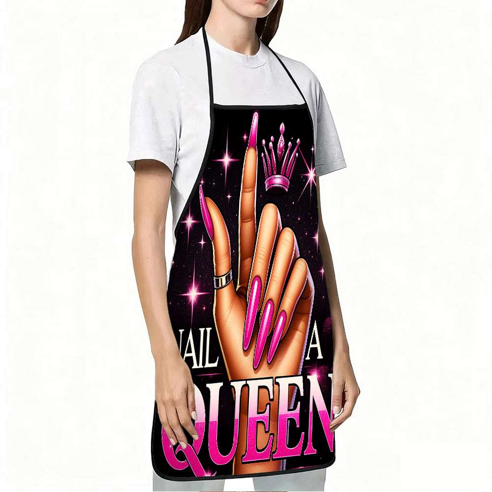 Modny fartuch z motywem zdobie – Nail Art Queen recenzja i cena
