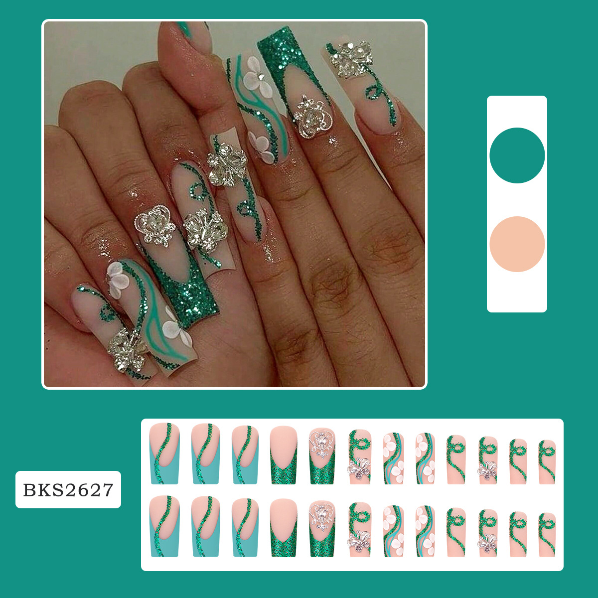 Balerina sztuczne paznokcie bł – Nail Art Press On recenzja i cena