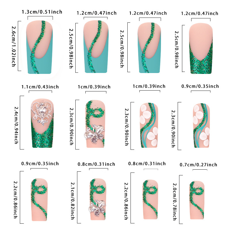 Balerina sztuczne paznokcie bł – Nail Art Press On recenzja i cena