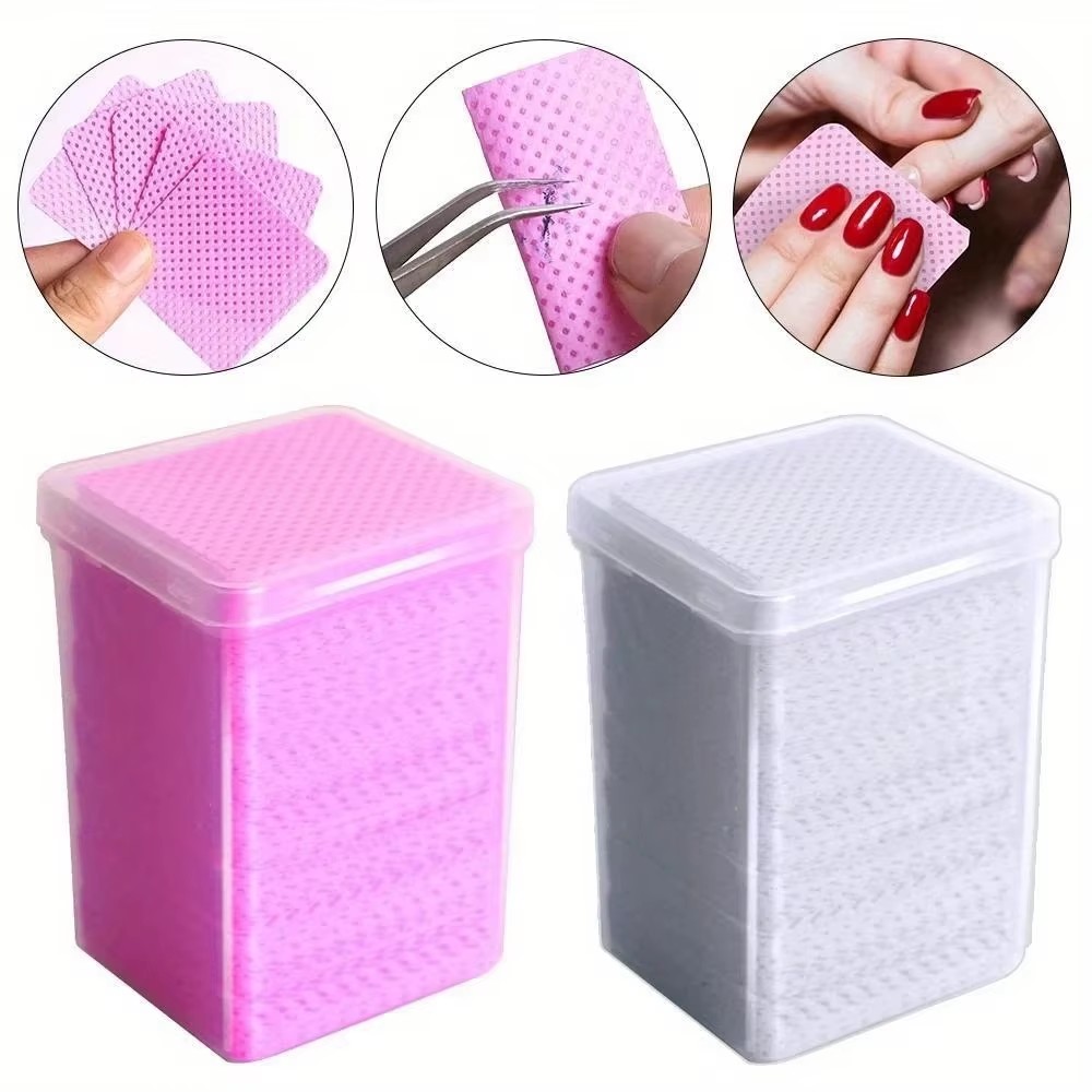 200 sztuk różowych bezpyłowych – Nail Art Remover recenzja i cena