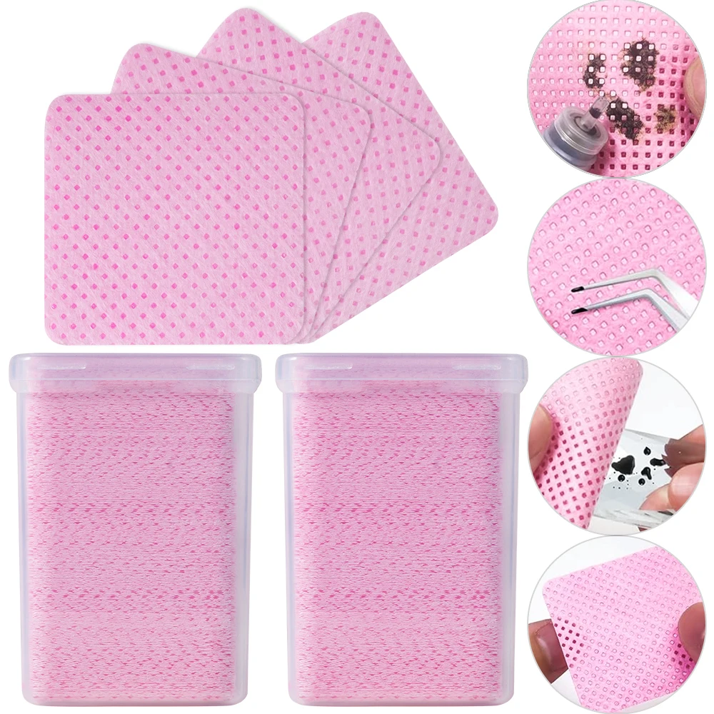200 sztuk różowych bezpyłowych – Nail Art Remover recenzja i cena