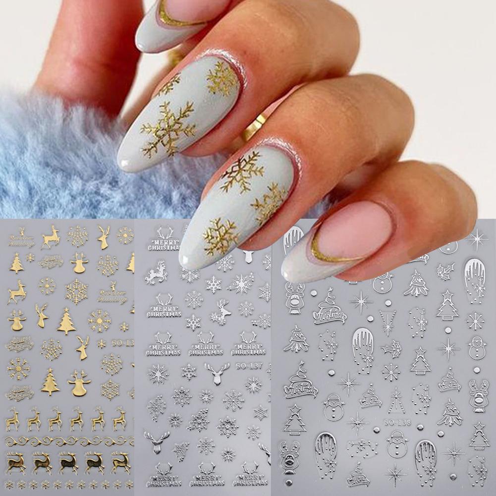 Naklejki na paznokcie świątecz – Nail Art Xmas Tree recenzja i cena