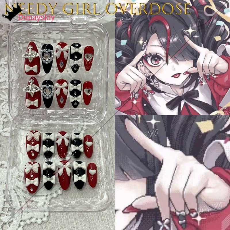 YiNuo*/Needy Girl Overdose Jir – Nail Art Press On recenzja i cena