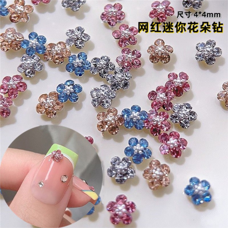 20 SZT. Mini Kwiatki Śliwy 3D, – Nail Art Zone recenzja i cena