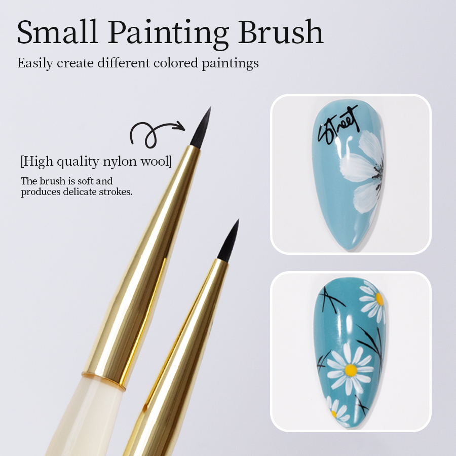 QNL Ultra-cienki Mini Pędzelek – Nail Art One Stroke recenzja i cena