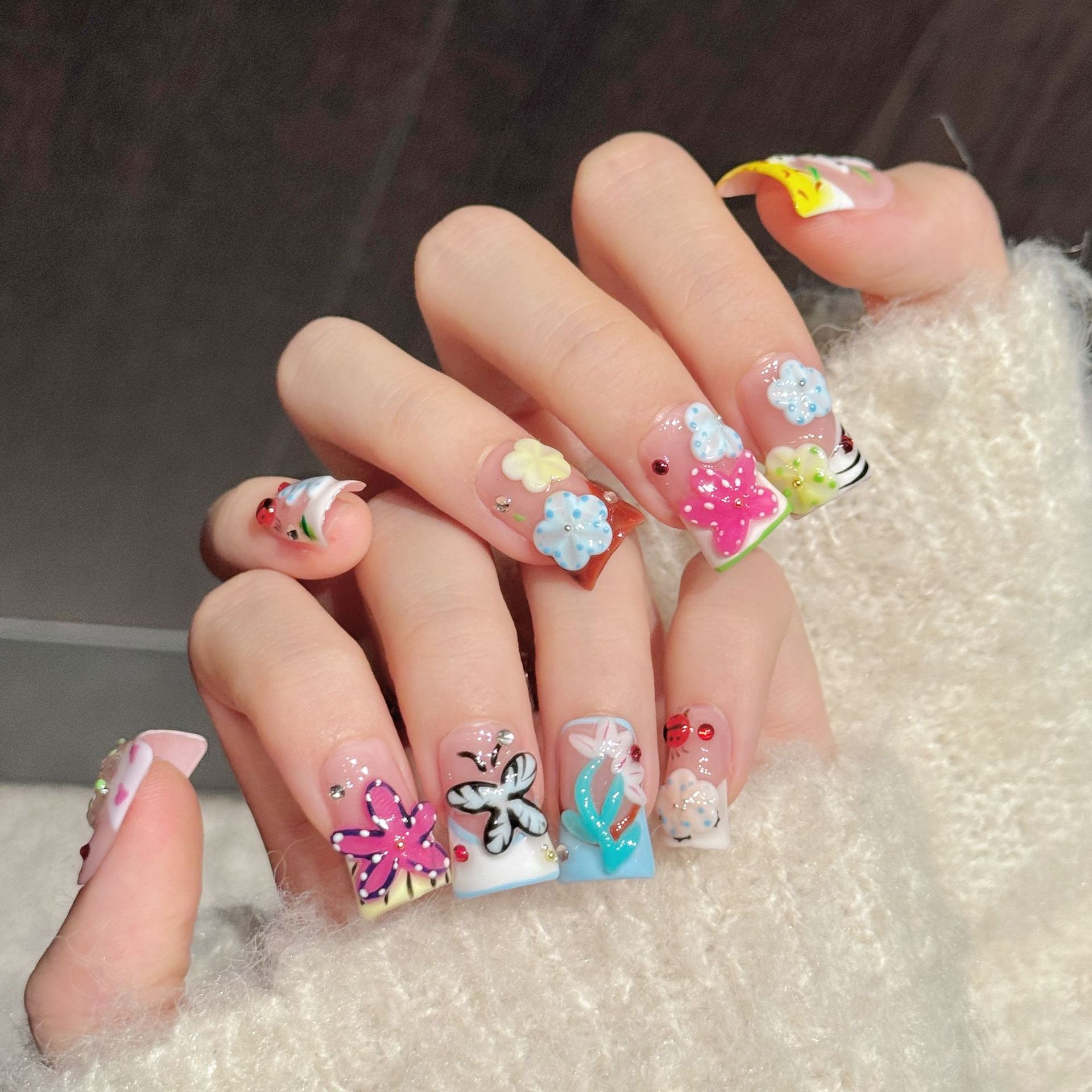 10 SZT. Ręcznie Robione Paznok – Nail Art Press On recenzja i cena