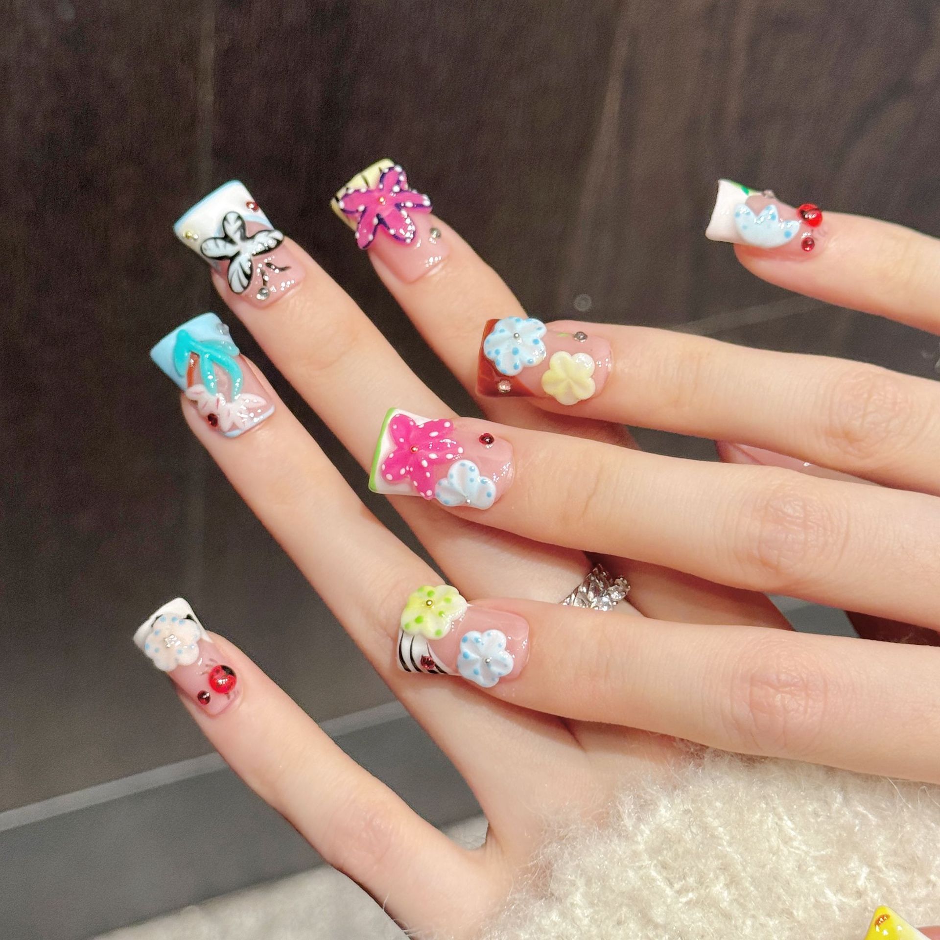 10 SZT. Ręcznie Robione Paznok – Nail Art Press On recenzja i cena