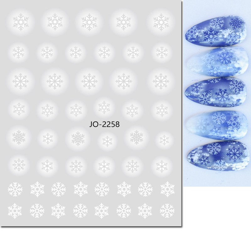 Nail Art 3d naklejki białe pus – Nail Art Xmas Tree recenzja i cena
