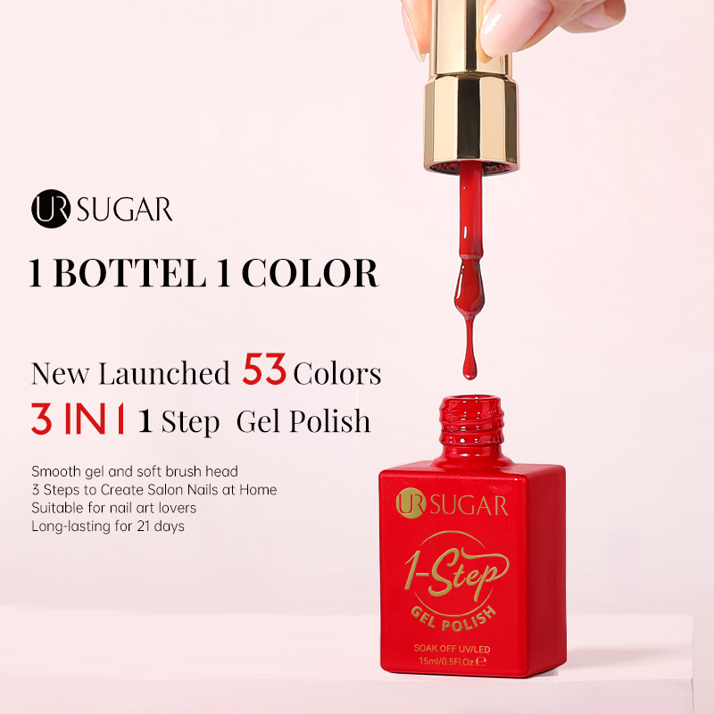 UR SUGAR 15ml Czerwony Lakier  – Nail Art One Stroke recenzja i cena