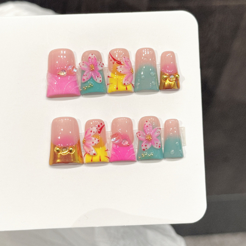 10 szt. Sztuczne paznokcie w s – Nail Art Press On recenzja i cena