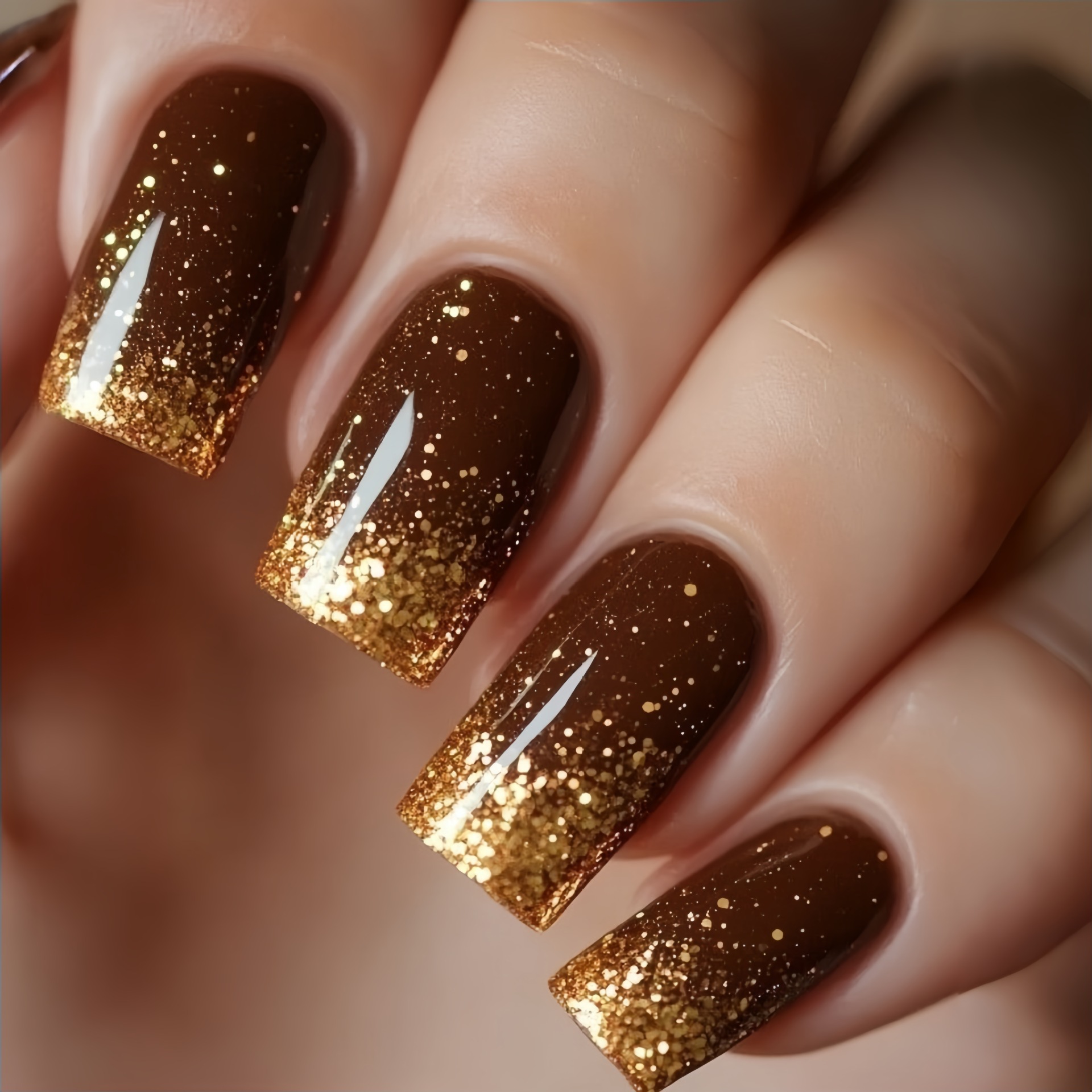 Krótkie średniej długości sztu – Nail Art Press On recenzja i cena