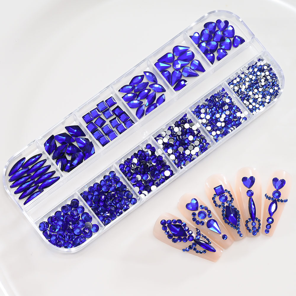 1 pudełko Royal Blue Nail Art  – Nail Art Queen recenzja i cena