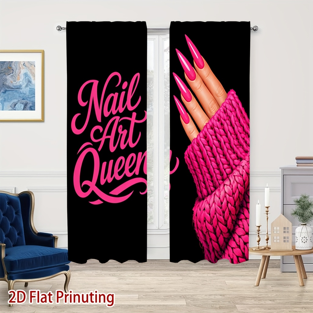 Zasłony Nail Art Queen z różow – Nail Art Queen recenzja i cena