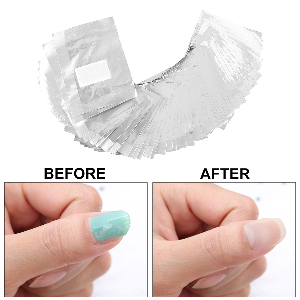 500/1000 szt. Aluminiowe folie – Nail Art Remover recenzja i cena
