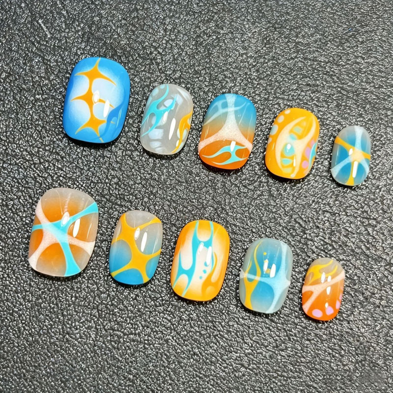 10 szt. Personalizowane paznok – Nail Art Oval recenzja i cena
